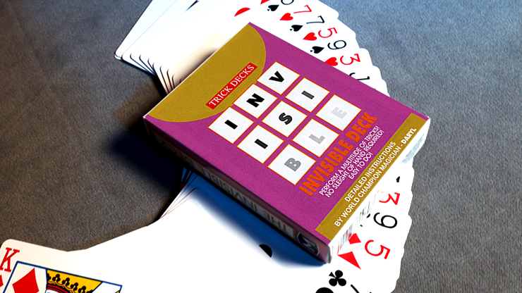 Invisible Deck Bicycle Blue image 0