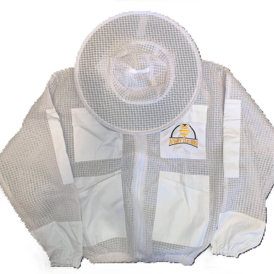 Ventilated Beekeeper Jacket with Round Veil