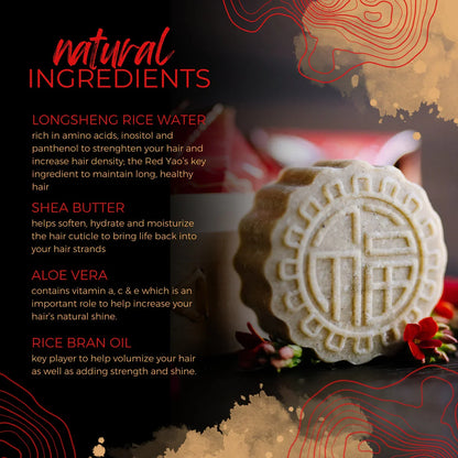 eps bee hive shaped soap bar with natural hair care ingredients text on dark background