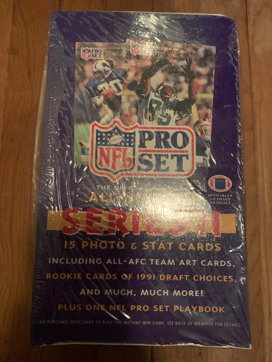 1991 NFL Pro Set Wax Pack Football Cards Case - Sealed