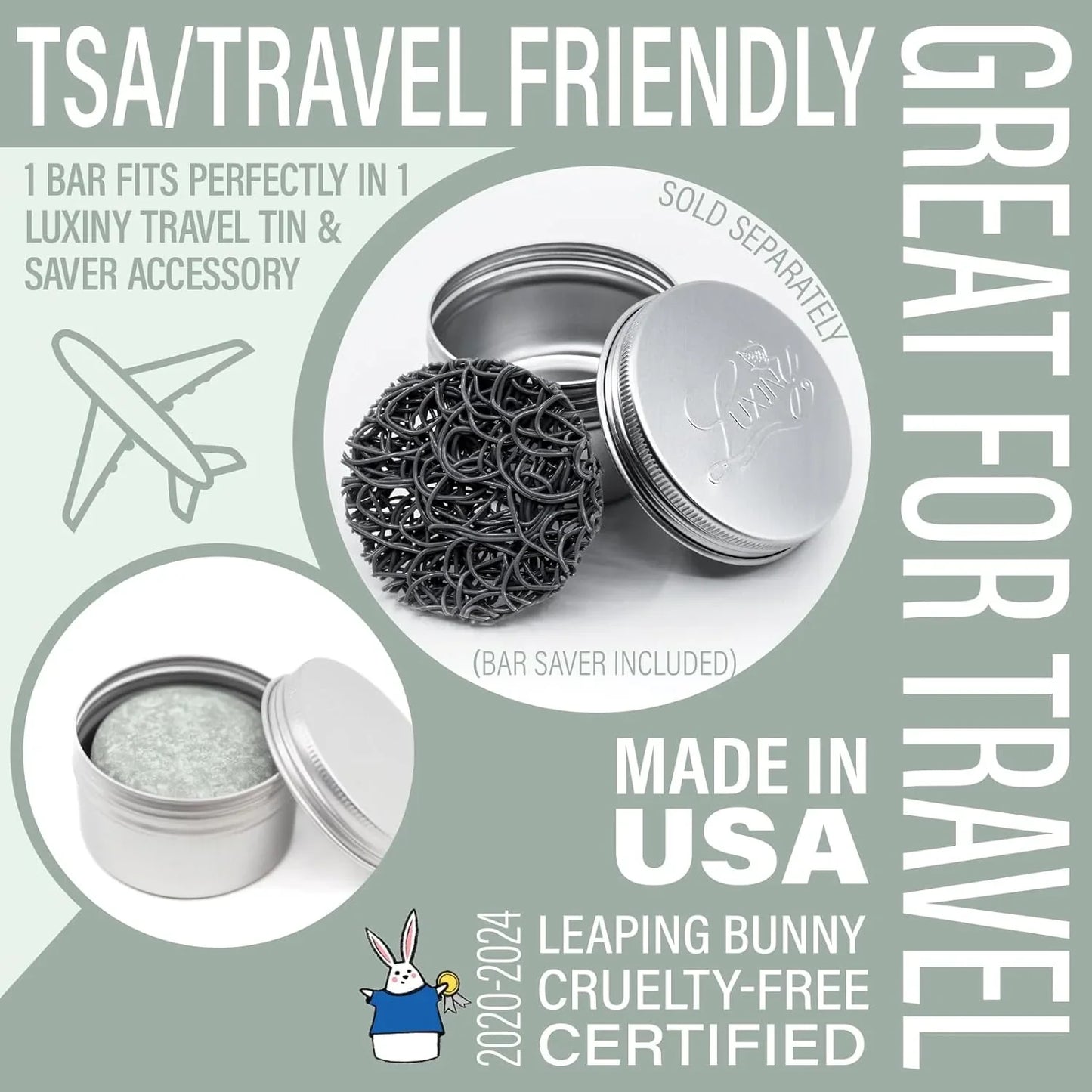 Tea Tree Mint Shampoo Bar - Repels Insects