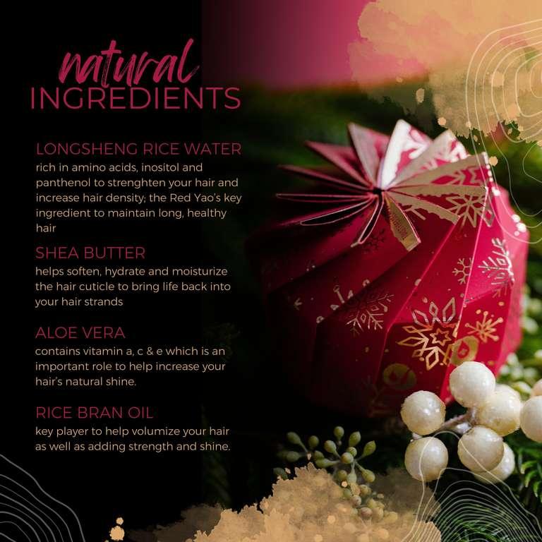 EPS bee hive model with red and gold snowflake design, surrounded by white berries and green leaves